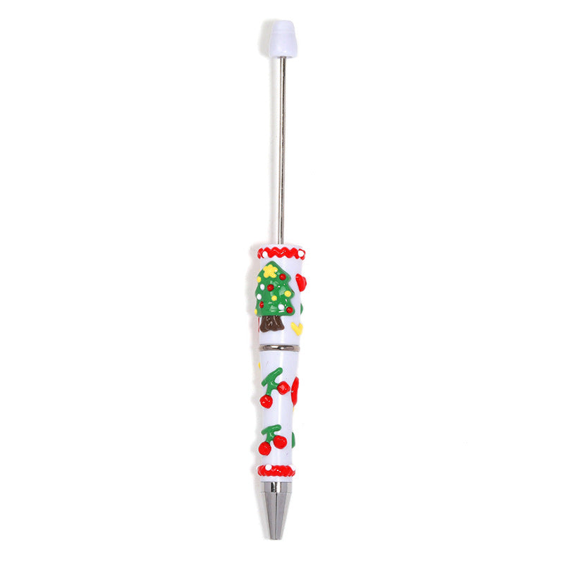 Wholesale 5pcs/pack Christmas cartoon bead pen